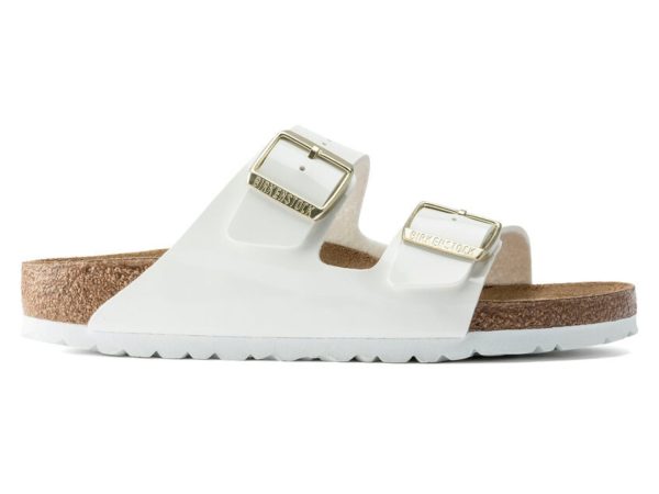 Birkenstock: Arizona Birko-Flor Patent in White Online