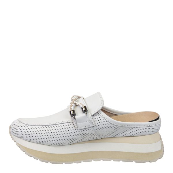 Naked Feet: POLO in WHITE Platform Sneakers Online Sale