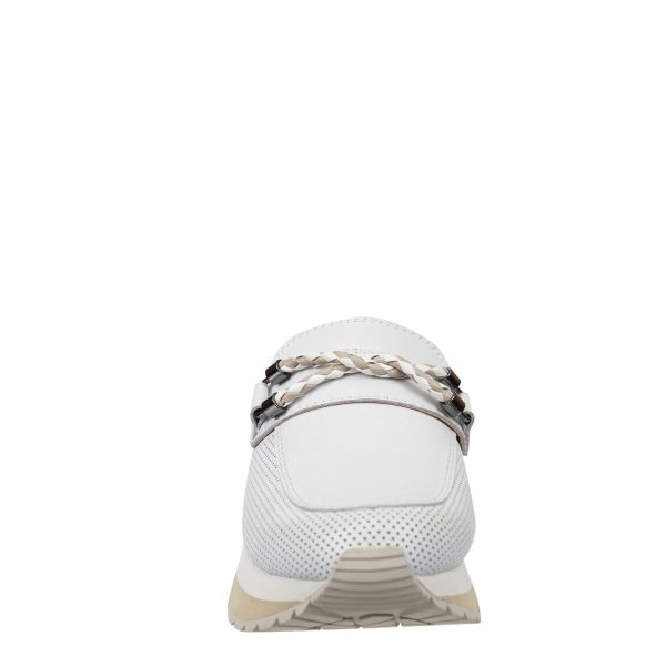 Naked Feet: POLO in WHITE Platform Sneakers Online Sale