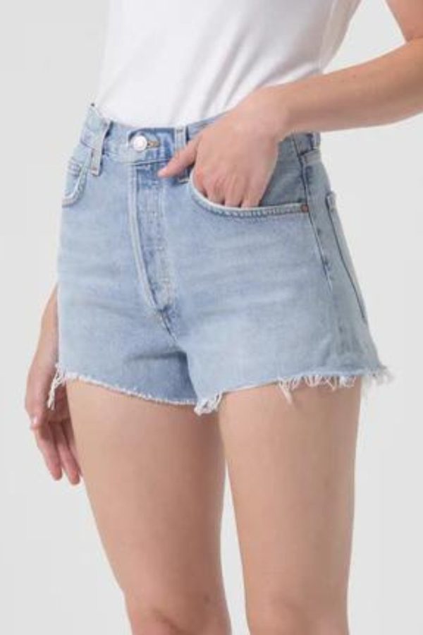 Agolde: Mila Vintage High rise Short hazard on Sale