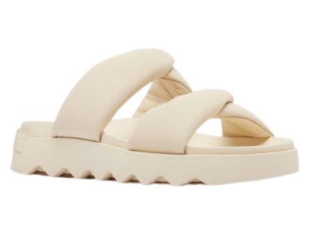 Sorel: Vibe Twist Slide in Honey White For Discount