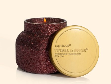 19 Oz. Signature Glam Jar in Tinsel & Spice Discount