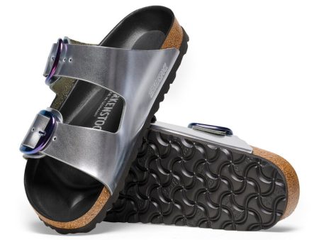 Birkenstock: Arizona Big Buckle Metallic Silver Online Sale