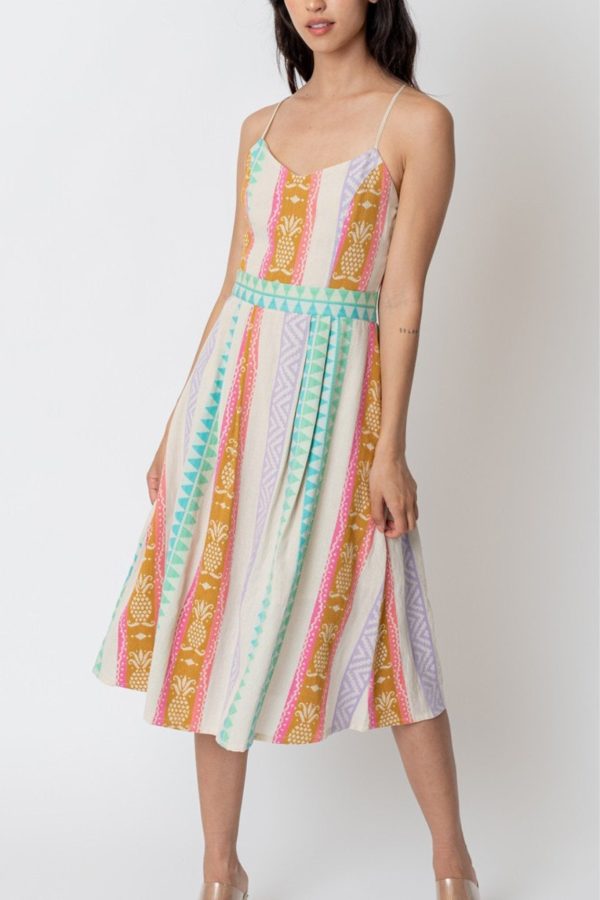 Sound of Spring Midi Dress Cheap