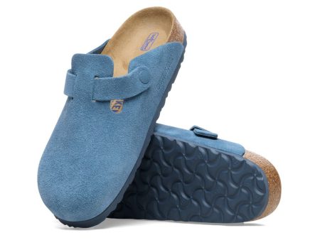 Birkenstock: Boston in  Elemental Blue Discount