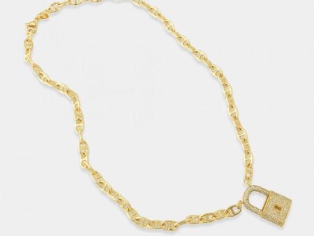 Mariner Chain Lock Necklace Online