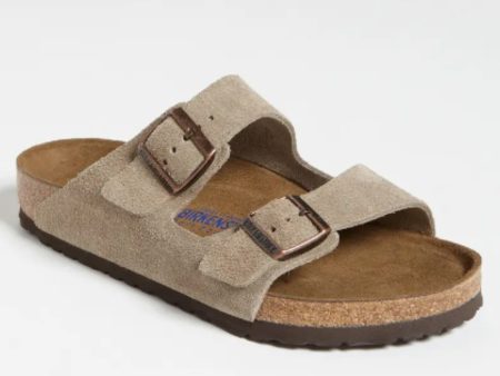 Birkenstock: Arizona in Taupe Suede Supply