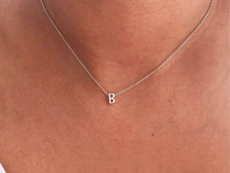 Initial Stainless Steel Necklace Discount