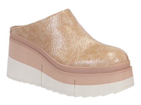 NAKED FEET: COACH in BEIGE Platform Clogs Sale