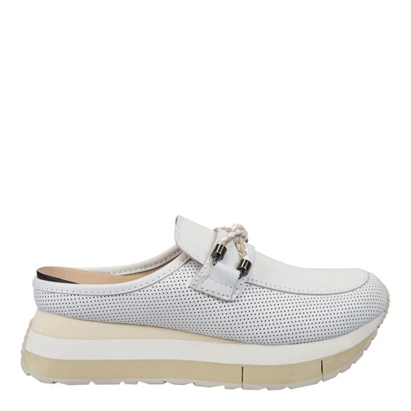 Naked Feet: POLO in WHITE Platform Sneakers Online Sale