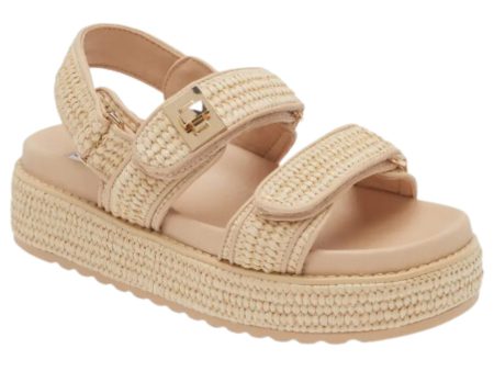 Steve Madden: Big Mona in Natural Raffia For Cheap