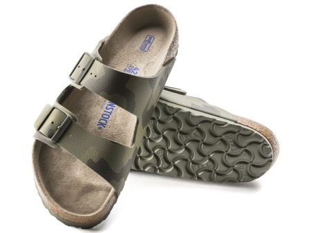 Birkenstock: Arizona SFB Desert Soil in Camo Green For Discount