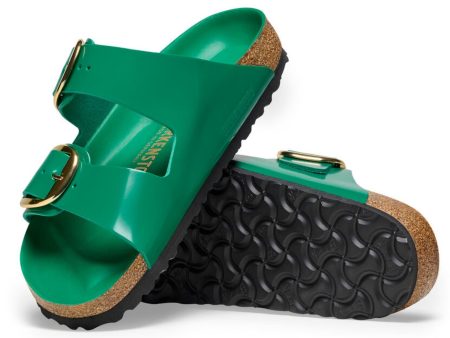 Birkenstock: Arizona Big Buckle High-Shine Digital Green on Sale