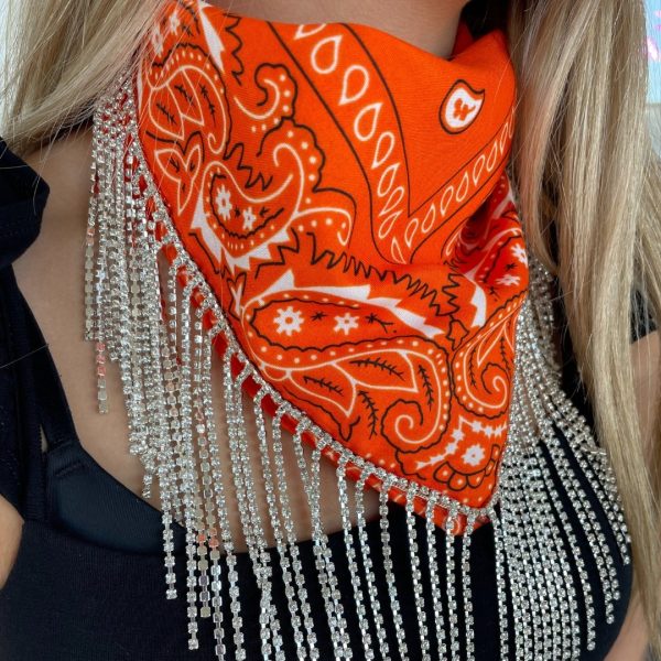 Bling Bandana Orange For Sale