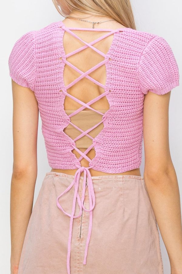 Tied Down Sweater Top Sale