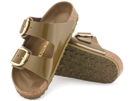 Birkenstock: Arizona Big Buckle High Shine in Mud Green Online