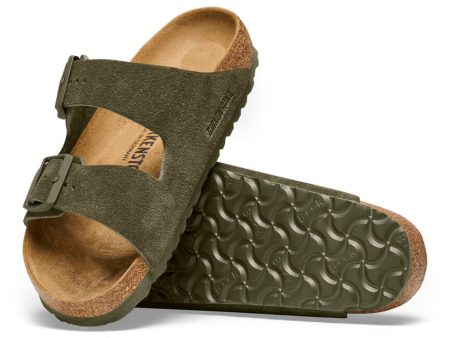 Birkenstock: Arizona Suede in Thyme For Sale