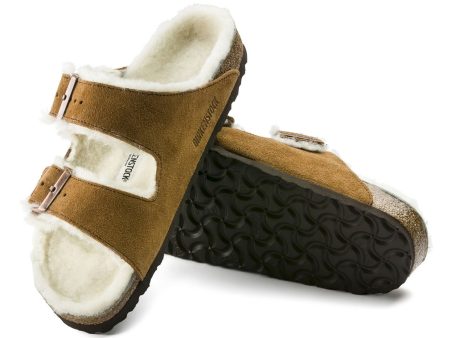 Birkenstock: Arizona Shearling stone For Discount