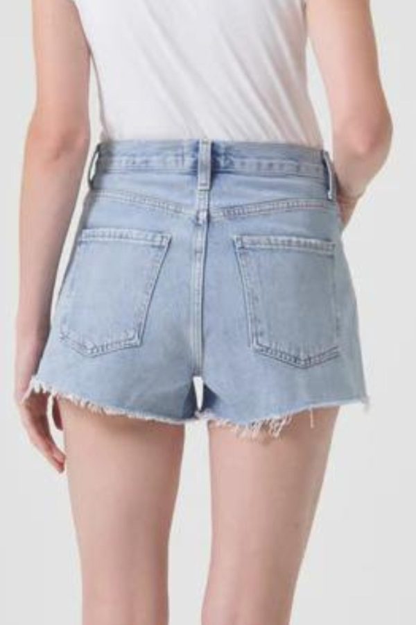 Agolde: Mila Vintage High rise Short hazard on Sale