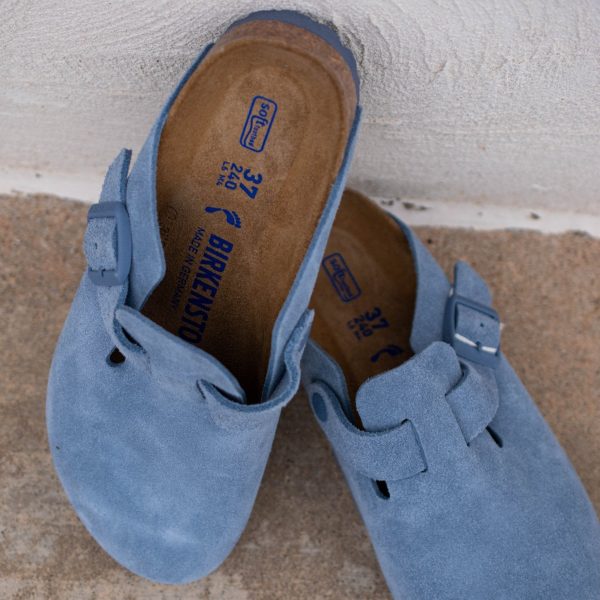 Birkenstock: Boston in  Elemental Blue Discount