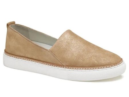 Johnston & Murphy: Callie Slip On in Gold on Sale